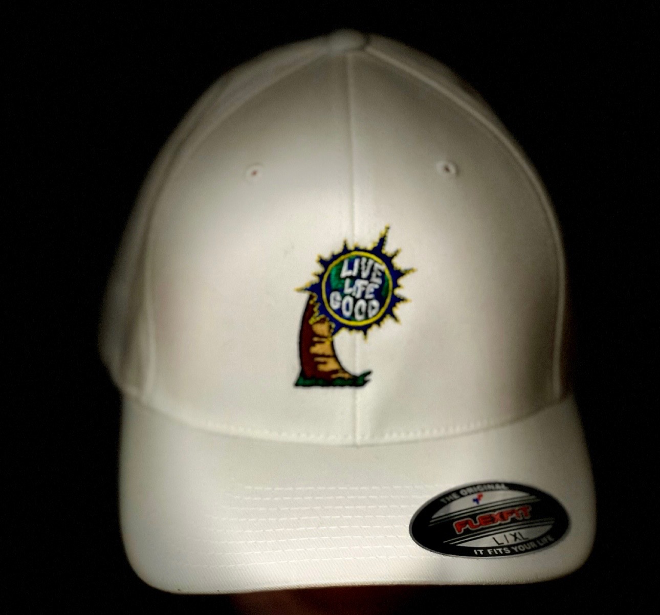 Live Life Good Fitted Hat